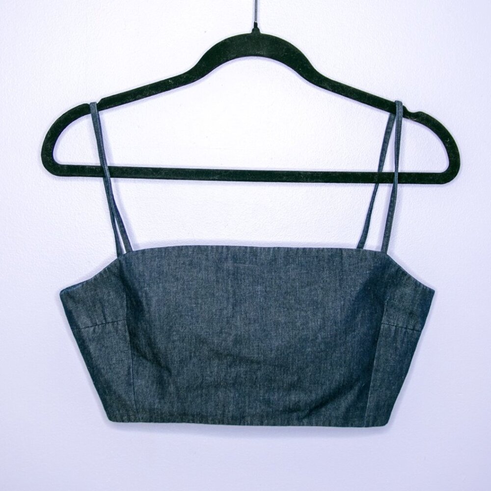 Kate Spade Saturday Denim Crop Top